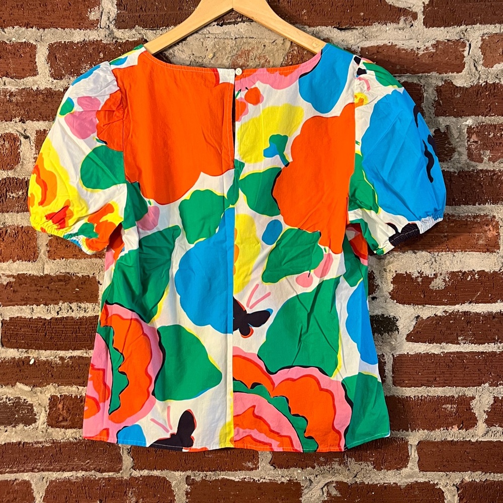 J crew Multicolor Floral Blouse - Picture 2 of 7